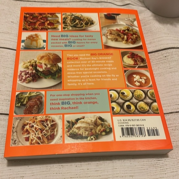 EUC Rachel Ray The Big Orange Book cookbook​​ - Picture 2 of 3